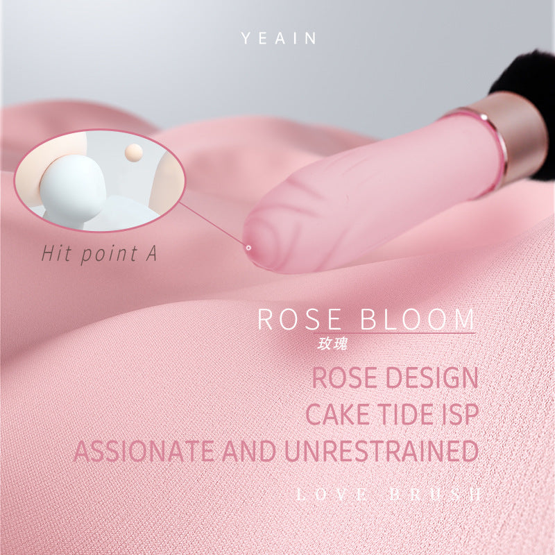 Penetrable Full Body Teasing Brush Vibrator