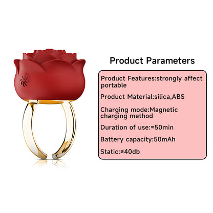 Rose Ring Vibrator Egg