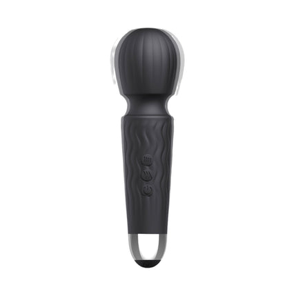 Janet Black Dual-Use Silicone Massage Vibrator