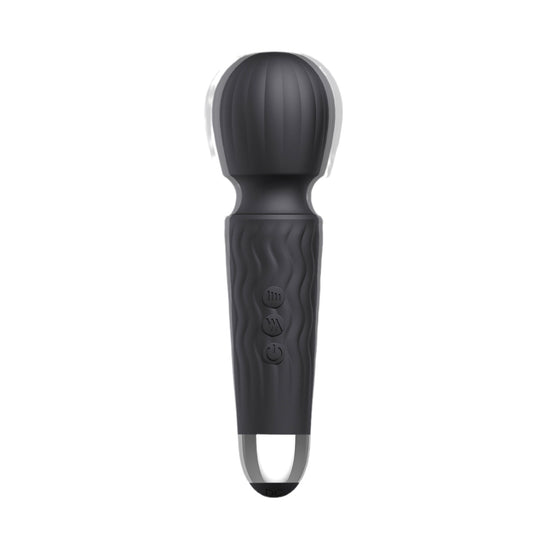 Janet Black Dual-Use Silicone Massage Vibrator