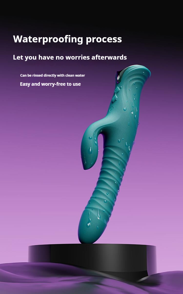 Snake Female Double-Headed Telescopic Vibrator