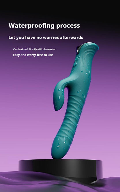 Snake Female Double-Headed Telescopic Vibrator