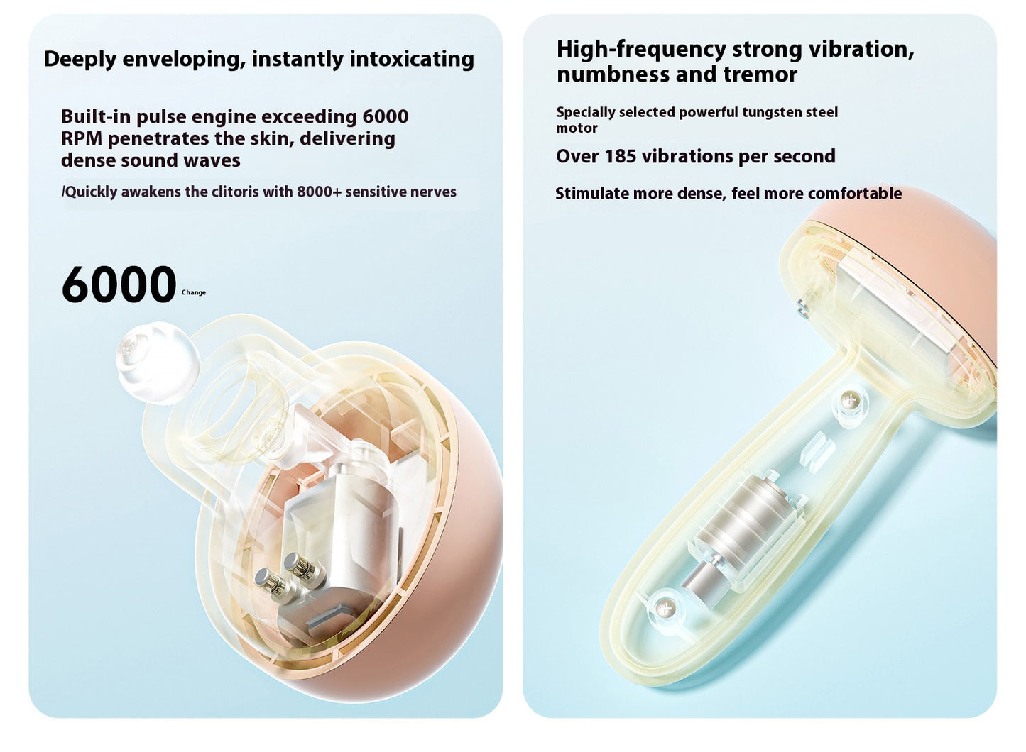 Alarm Clock-Shaped Internal Sucking Vibrator