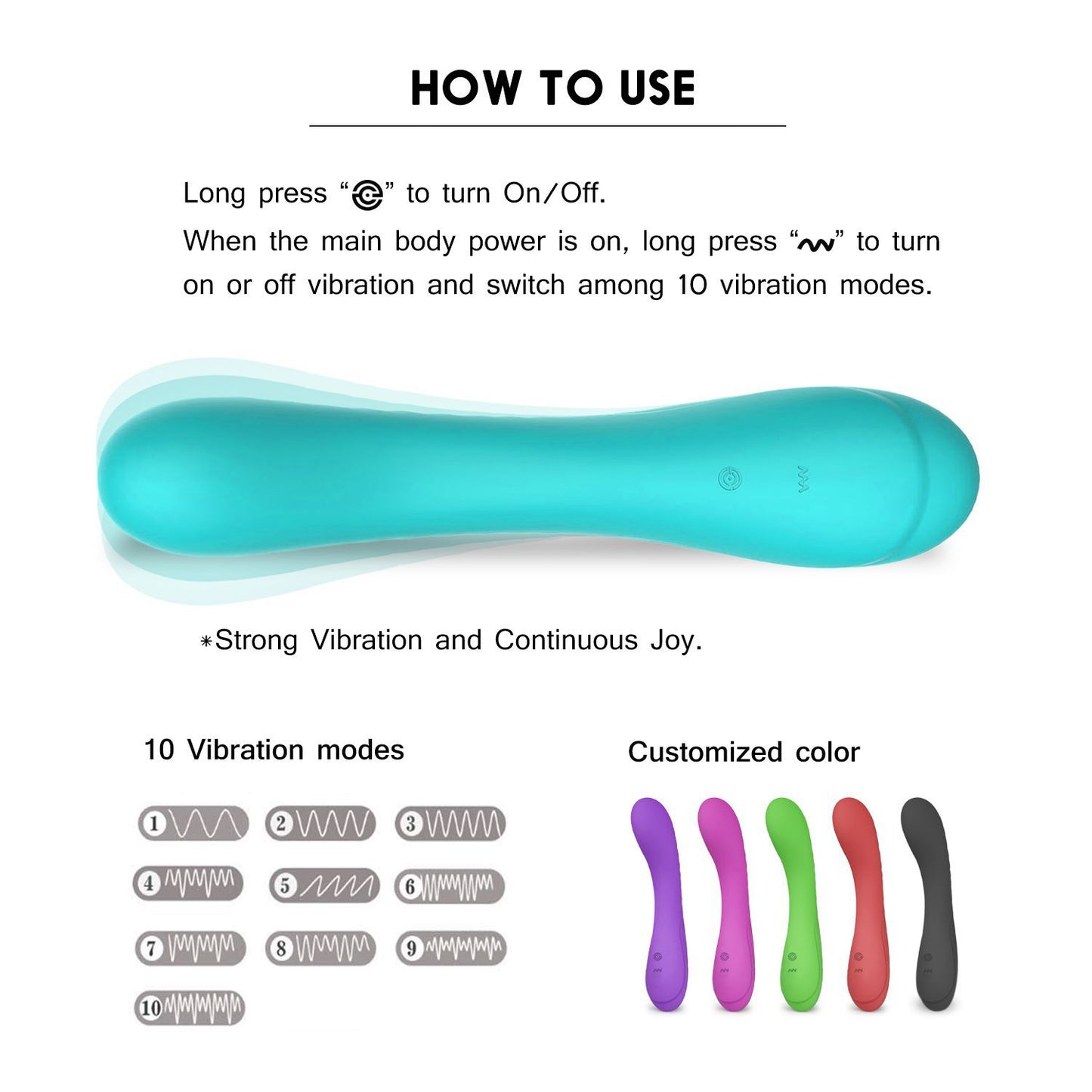 Female Masturbator G-Spot Vibrator