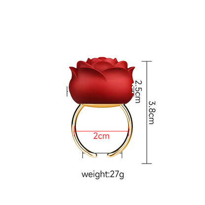 Rose Ring Vibrator Egg