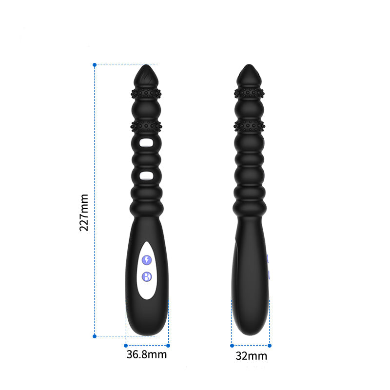 【Pink PoP】Women's vibration stick, flexible and easy to bend, advanced beaded stringing model