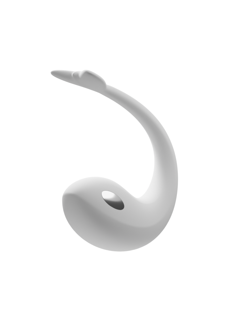 【Pink PoP】A one-horned whale-shaped female wearable egg-jumping device