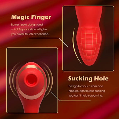 Magic Finger Sucking Vibrator