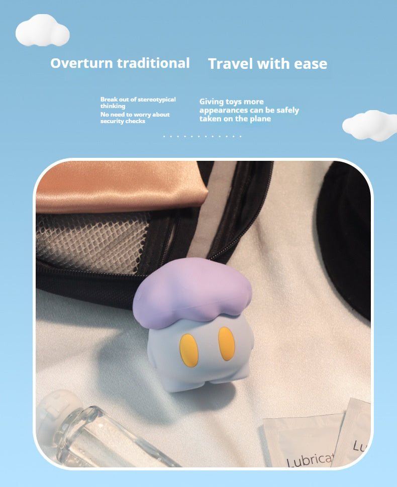 Cloud Shape Atmosphere Light Sucking Vibrator