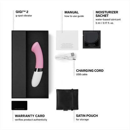 【Pink PoP】G-point vibrator, top curved and flat, 8 types of vibration