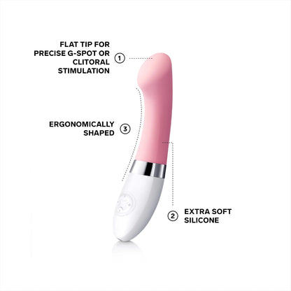 【Pink PoP】G-point vibrator, top curved and flat, 8 types of vibration