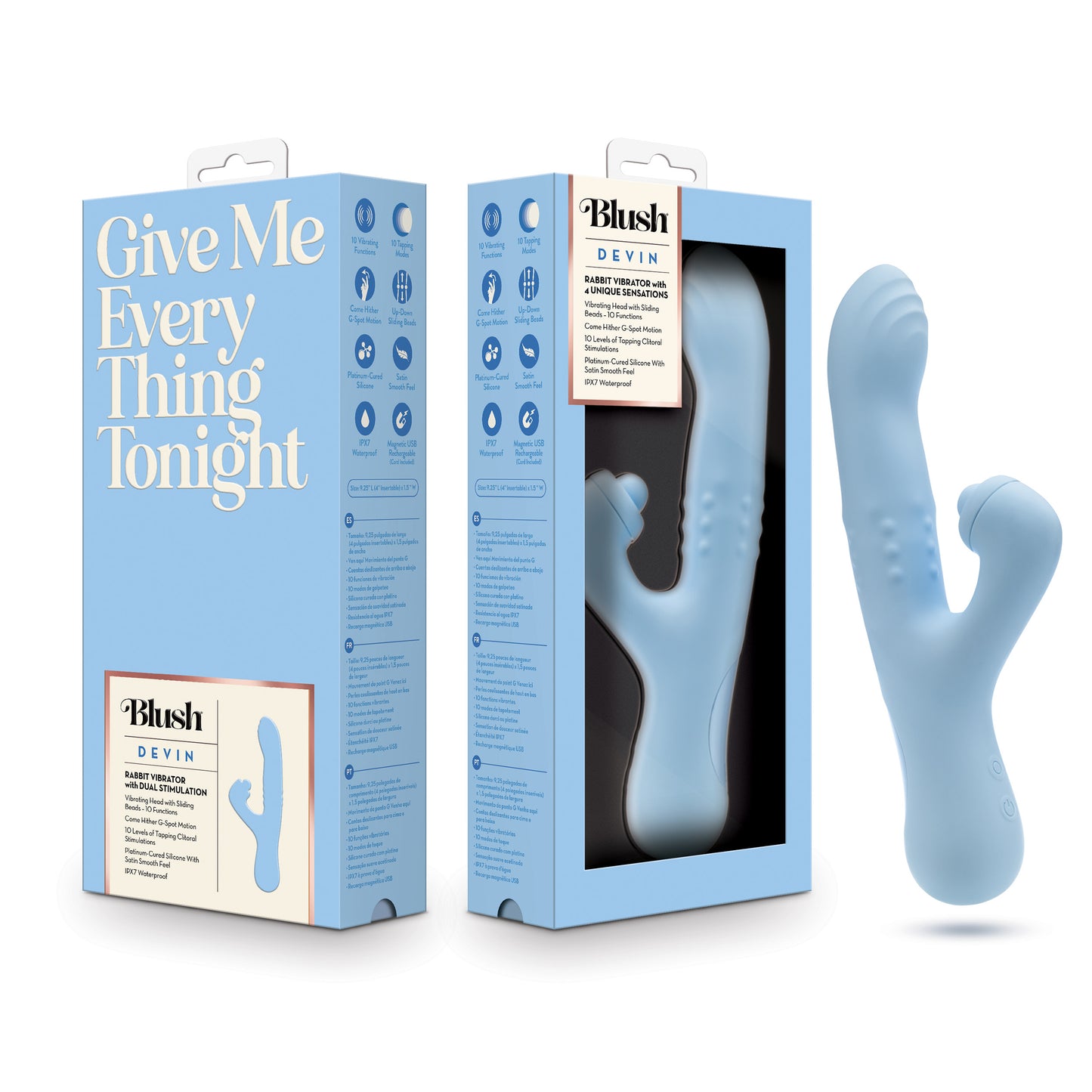 【Pink PoP】Little Blue stick Sucking Vibration stick