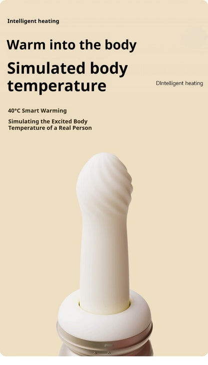 【Pink PoP】Vibrator For Women,7 Speeds & 10 Vibrating, Pull-Out Machine， 40° Constant Temperature Heating, Vibration, Massage, Soft Silicone, IPX7 Waterproof