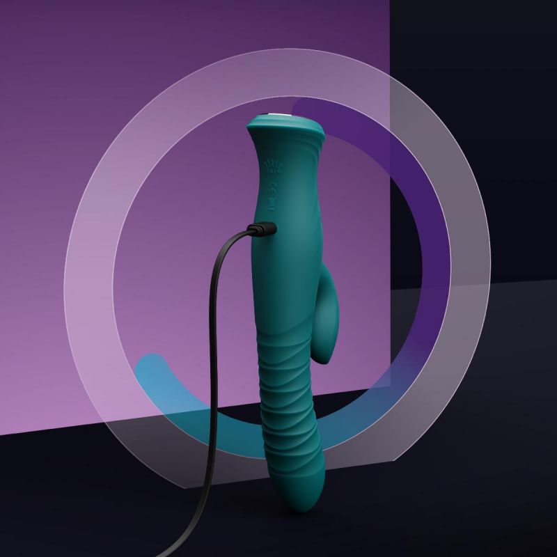 Snake Female Double-Headed Telescopic Vibrator
