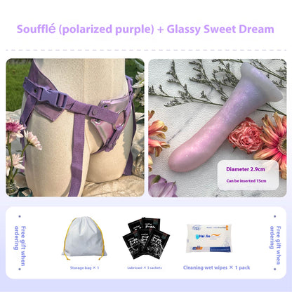 【Pink PoP】Women's wearable prosthetic penis Four Loves Lesbian