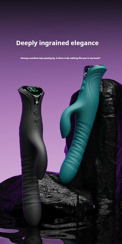 Snake Female Double-Headed Telescopic Vibrator