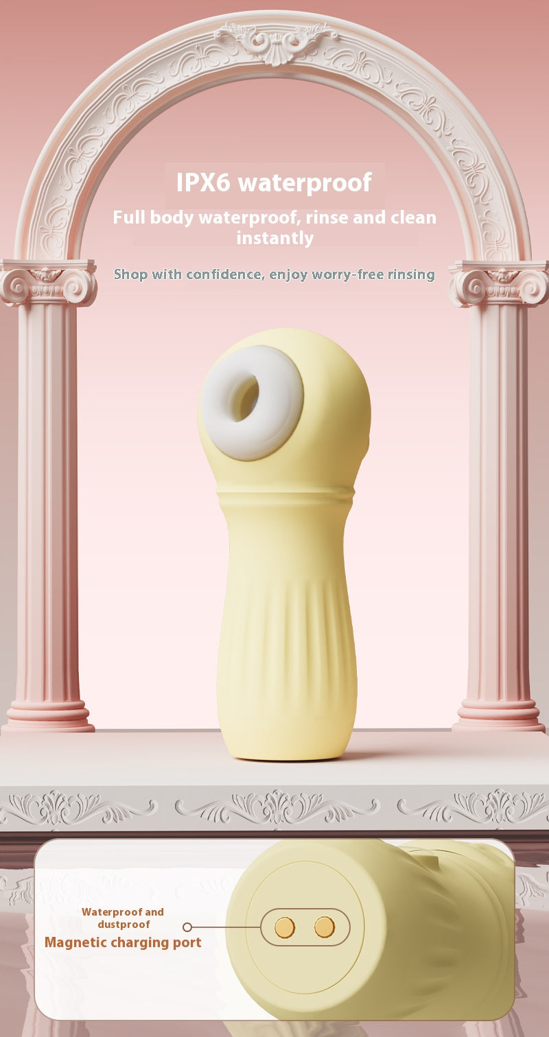 【Pink PoP】Suck the vibration stick, suck at point c, the suction head is replaceable, soft and skin-like