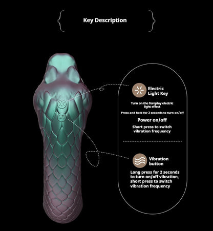 Rattlesnake Vein Vibrator with Mysterious Plasma Balls